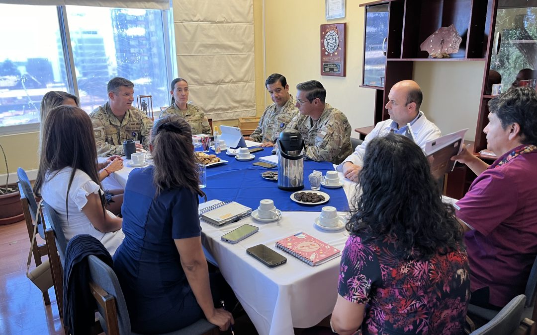 Reunión de coordinación para operativo de donación de sangre