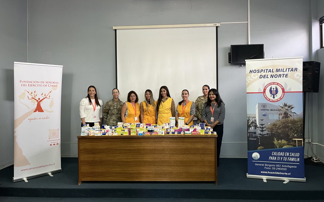Donación de medicamentos al botiquín solidario del HMN