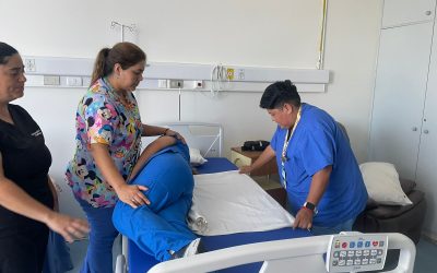Capacitaciones en manejo manual del paciente en el HMN