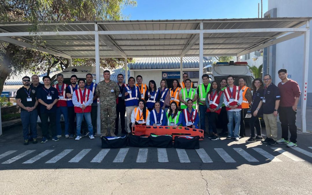 Hospital Militar del Norte fortalece competencias en atención prehospitalaria mediante curso PHTLS