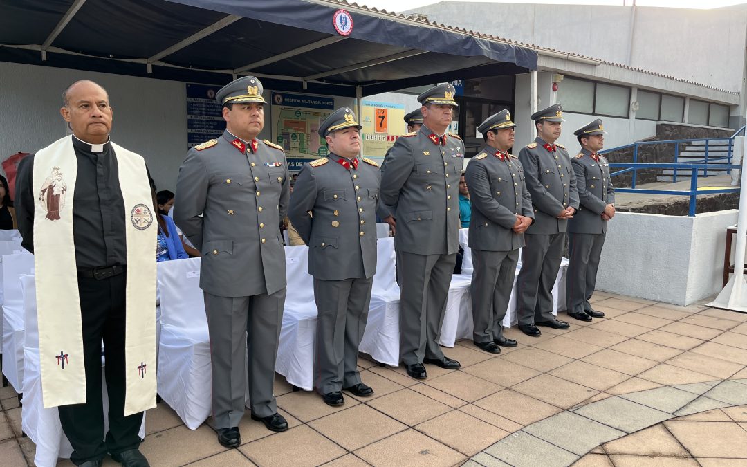 Ceremonia de ascensos en el HMN